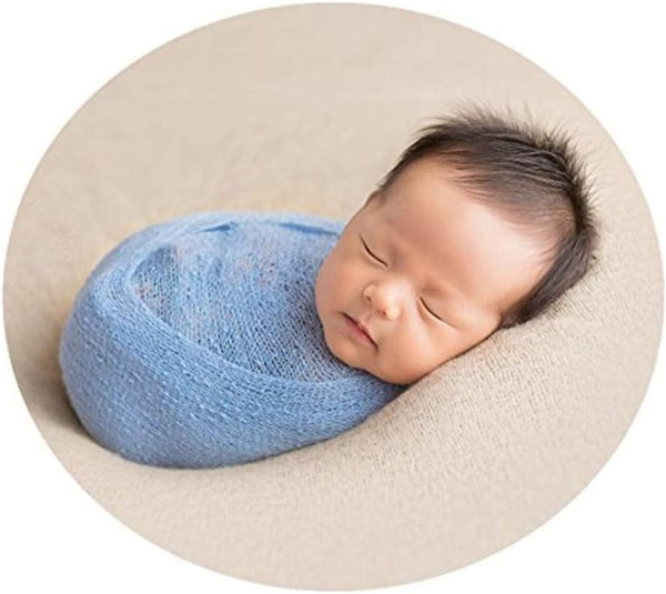 Coberllus Newborn Baby Photo Props Wrap Cloth Blanket Swaddle for Boys Girls