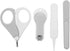 Toyvian Nail Clipper and Scissor Set for Newborns with Nail File and