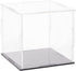 FINGERINSPIRE Clear Acrylic Display Case - 4x4x4 Inch Cube, Dustproof Protection Showcase for Action Figures