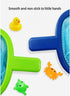 YUERFEILA 1 3 Set Baby Bath Toys Pcs Frog Animals Fishing Net with Pcs Water Floating Sea Animals Frog Toys, Bathroom