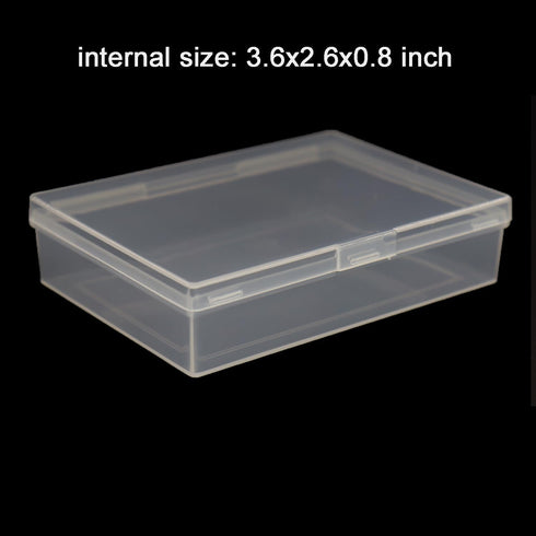 6pcs Plastic Playing Card Deck Cases, Empty Holder Storage Organizer, Suitable for 3.5X2.5 inch Cards
