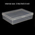 6pcs Plastic Playing Card Deck Cases, Empty Holder Storage Organizer, Suitable for 3.5X2.5 inch Cards