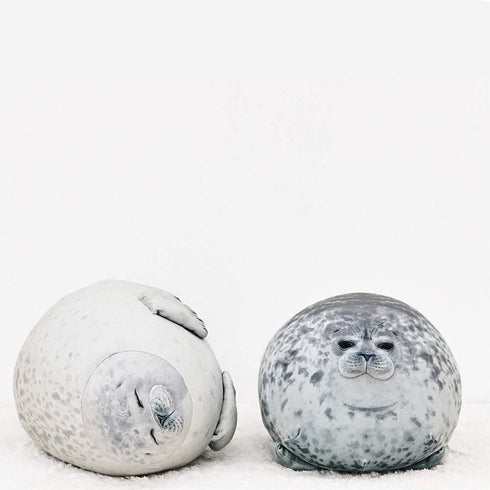 Small(13 MerryXD Chubby Blob Seal Pillow,Stuffed Cotton Plush Animal Toy Cute Ocean in)