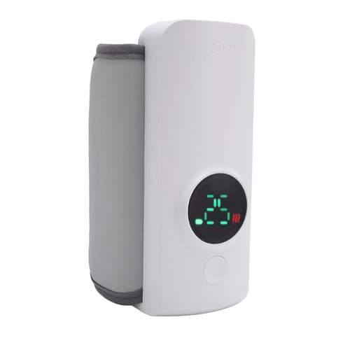 Hamwesh 6000mAh 6 Settings 37 40 42 45 50 55C, Baby Bottle Warmer, Portable USB C Rechargeable with Temperature
