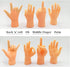 AQKILO Tiny Hands Mini Finger Puppets, 8 Pieces Left and Right Hand Set, Funny Party Favors and Novelty Toys