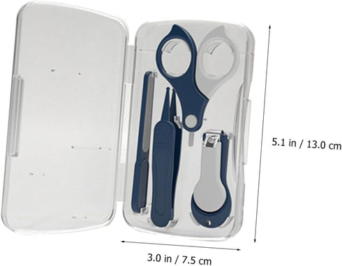 Set Sosoport Newborn Baby Nail Clipper Portable Fingernail Scissors Grooming Kit Safety Features for Infants Easy