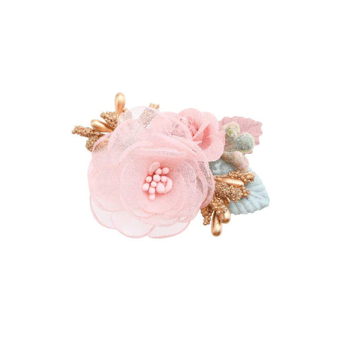 Cherrboll Flower Hair Clips Set, 3pcs Floral Hair Bow Accessories for Baby Girl, Toddler, Teen Gifts.