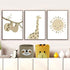T&T Homewares Small Giraffe Baskets for Baby Diaper Organizer, Nursery Storage Room Decor, Kids Room Organizer, Cat Dog