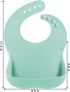 3 Pack PandaEar Silicone Bibs for Boys Girls for Babies & Toddlers, Waterproof Feeding Bib with Large Food Catcher, BPA
