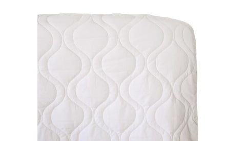 SHEETWORLD.COM 26 47, SheetWorld Quilted Fitted Mattress Pad for Stokke Sleepi x Solid White, Made in USA