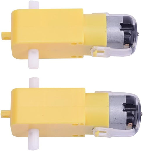 2Pcs Gear Motor Dual Shaft for Smart Car Robot Arduino (Pack of 2) CYT1037