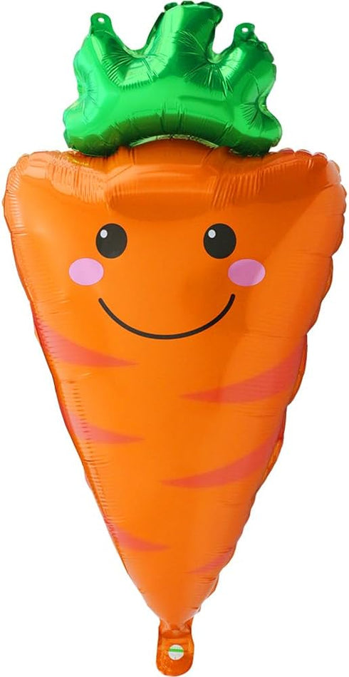 8 Pack Cute Carrot Balloons Farmer Vegetable Decoration Fruit Veggie Farm Food Party Supplies For Birthday Picnic