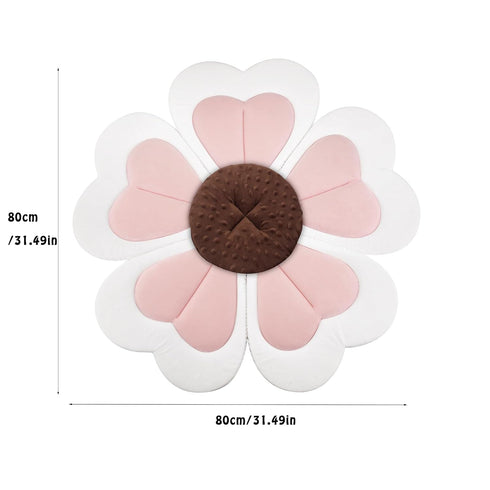 0 6 PandaEar Baby Bath Pad for Infant Newborn, Bath Baby Bath Seat to Toddler to Months and Up Soft Flower Petals