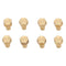 1/24 RC Hex Nut, 8Pcs Brass RC Wheel Lock Nut Replacement Accessories for SCX24 Wheels & Tires (8mm)
