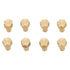 1/24 RC Hex Nut, 8Pcs Brass RC Wheel Lock Nut Replacement Accessories for SCX24 Wheels & Tires (8mm)