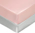 SiinvdaBZX 2 Pcs Satin Mini Crib Sheets 38 x 24In, Silky Soft Mini Portable Crib Sheets Mattress Cover Portable Playard Sheets with 5In Deep Pocket, Great for Baby Hair (Light Grey & Pink) by SiinvdaBZX