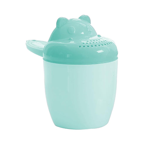 Generic Bath Rinser Cup Infantz Shower Pourer | Cute Cartoon Washing Aid, Durable Safety Bucket for Toddler Hair