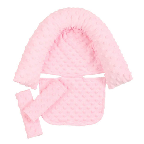 Culclendy Baby Head Support and Strap Covers, Baby Headrest and Carseat Neck Cover, Infant Head Support Pillow, Toddler