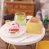 Set 1:12 10PCS Miniature Dollhouse Kitchen Decoration Waffle Maker Toaster Scale Stand Mixer Flour Modern Mini House