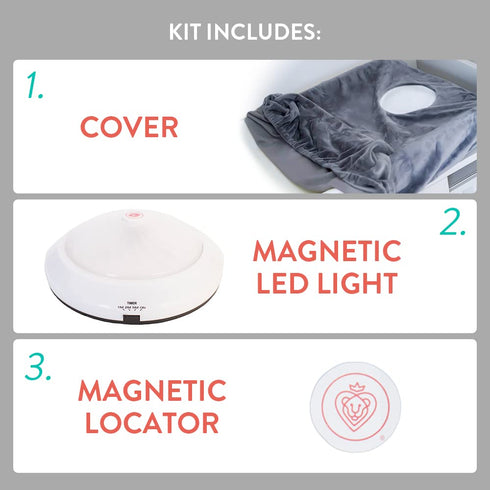 IllumiPAD Changing Pad Conversion Kit in Cream - Upgrade Your Nursery