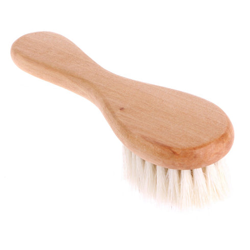 Shinycome Wooden Baby Safety Comb Woolen H Brush Care Kids Massage Baby Kit Safety