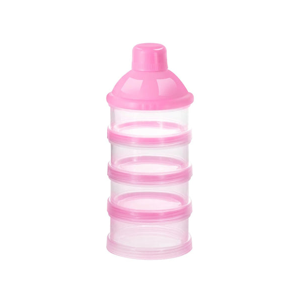 Accmor On The Go Formula Dispenser, 4 Compartments Stackable Container for Baby Milk Powder (BPA Free)