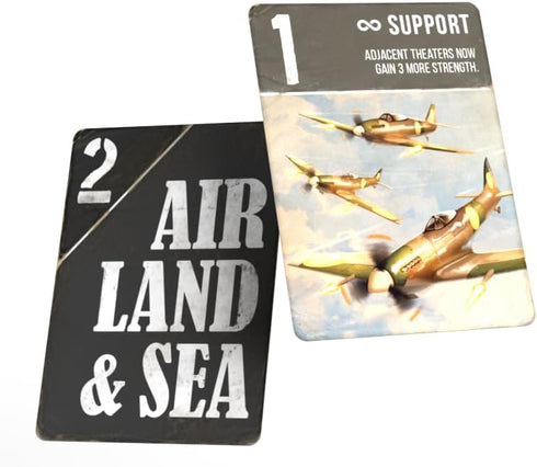 2 14+ Air, Land & Sea Strategy Card Game by Arcane Wonders | Tactical Military Battle Game with Hidden Deployment