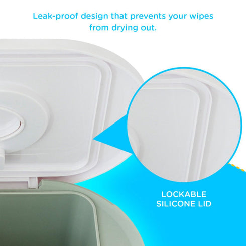 Wipe Warmer - Large Capacity Wipe Warmer and Baby Wet Wipes Dispenser with Even Warming and Built-In Nightlight