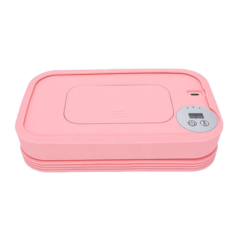 Fockety Baby Wipe Warmer, Foldable Fast Heating Large Capacity Wipes Dispenser, Safe to