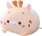 Cute Plush Deer Stuffed Animal Pillow, 8-Inch Kawaii Deer Hugging Toy, Super Soft for Kids Bedding Decor