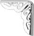 uxcell Metal Book Corner Protectors - Edge Cover Guard 15X15X3mm Silver Tone, 30pcs