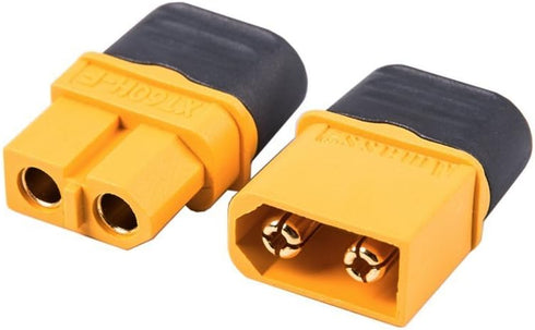 Amass 10Pairs XT60H Connectors (XT60 Upgrade) Male Female Bullet Connectors for RC Lipo Battery, Planes, Cars, ESC