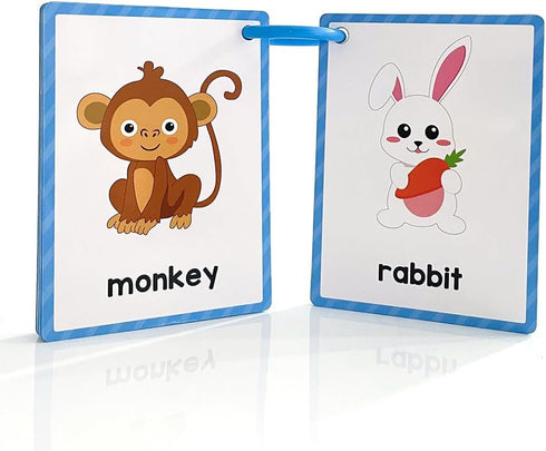 Animals Learning Flashcards, High Frequency Words for Kindergarten to 1st Grade, ESL Teaching Materials