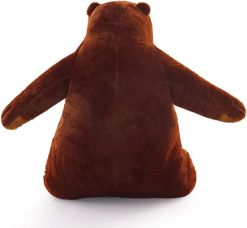 23.6 in/60 cm SNOWOLF Djungelskog Bear Giant Simulation Bear Toy Stuffed Animal Plush Doll Huge Cuddly Brown Teddy Bear