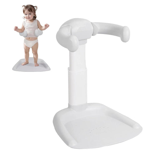 Mehisir Baby Shower Stand, Foldable Baby Bath Stand Adjustable Height Infant Bath Support