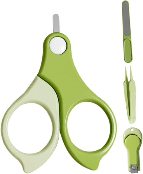 CVUTOVO Nail Clipper Set Nail Trimmer Kit for Newborns Travel Portable Grooming Care