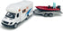 Metanyl 3 4 5 6 7 Motorhome Camper Trailer Towing Speed Boat Model Diecast Toys for Boys Pull Back RV Toy Vehicle