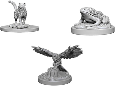 WizKids Deep Cuts Unpainted Miniatures: Wave 4, Multi-Colored Familiars