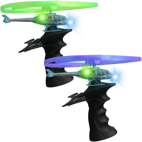 ArtCreativity Light Up Flying Helicopter Toys for Kids Set of 2 with