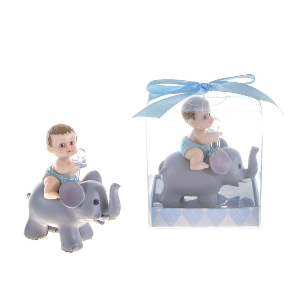 Lunaura Baby Keepsake - Set of 12 Boy Baby Holding Pacifier Sitting