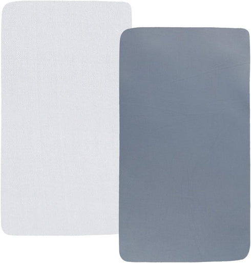 Pack n Play Sheet Stretchy Fitted Portable Mini Crib Sheets Set 2