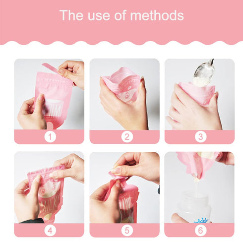 30Pcs Beginner(30PCS) 12x4.2x10.5cm KUIDAMOS Milk Powder Storage Bag Disposable Milk Powder Bags Portable Storage
