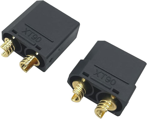 5Pair Black Amass XT90 XT-90 Male Female Bullet Connectors Power Plug with Heat Shrink for RC Lipo Battery