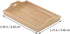 Toddmomy Dollhouse Miniature Tray - Wooden Serving Tray for Crafts, Dollhouse Accessories