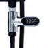 YUNQK Led Display Water Shower Thermometer Self-Generating Electric Power Monitor Temperature Smart Meter
