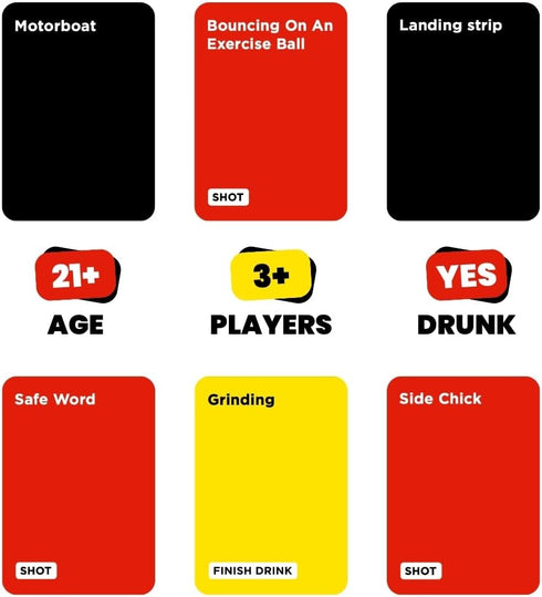 Do or Drink Act Out or Black Out Charades - Fun Adult Drinking Card Game with 350 Prompts for Game Night