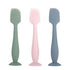 3 Pack Baby Diaper Cream Spatula Applicator, Soft Silicone Butt Paste Spatula with Suction Cup Base