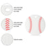 Sports Ball Series Baby Teething Toys,Food Grade Silicone Chew Teether for 3 Months+ Infant Boy and Girl,Toddler Sensory Chewing Teether,BPA Free (Baseball)