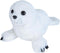 Wild Republic Harp Seal Pup Plush, 8 Inches Stuffed Animal Toy, White