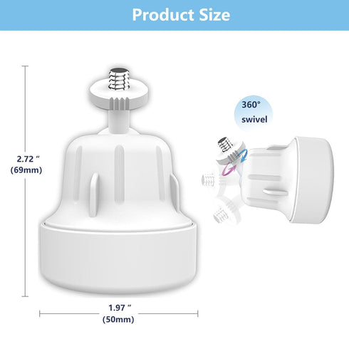 Derebir 6T/ 2S/ 5S, P2Q/ B2, 1T, BM101-M, 1/4 Adjustable Baby Monitor Wall Mount Compatible with BOIFUN Baby ARENTI